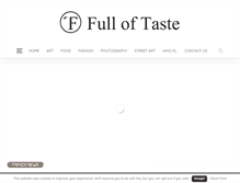 Tablet Screenshot of fulloftaste.com